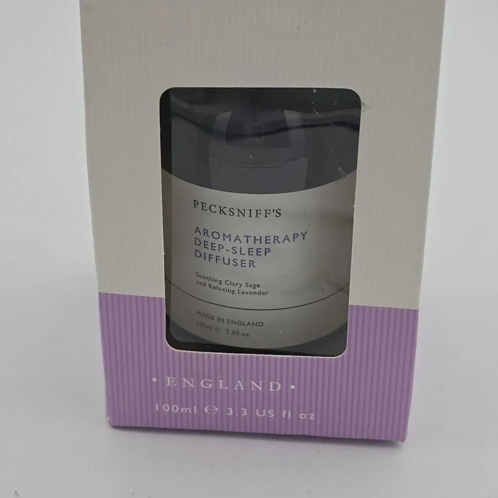 Pecksniff’s Aromatherapy Deep Sleep Reed Diffuser Clary Sage Lavender 100ml New